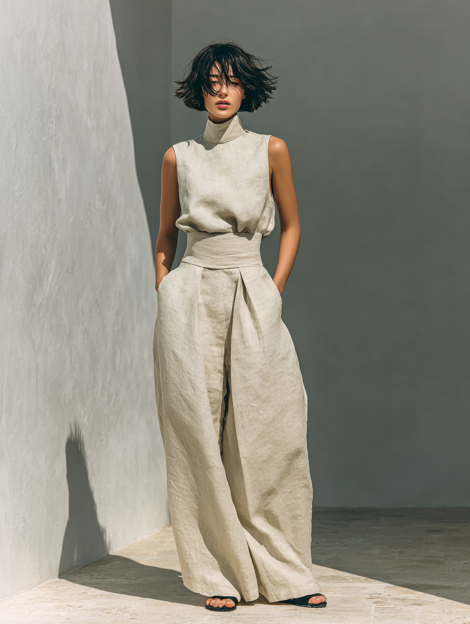 Rhea - Set bluză fără mâneci