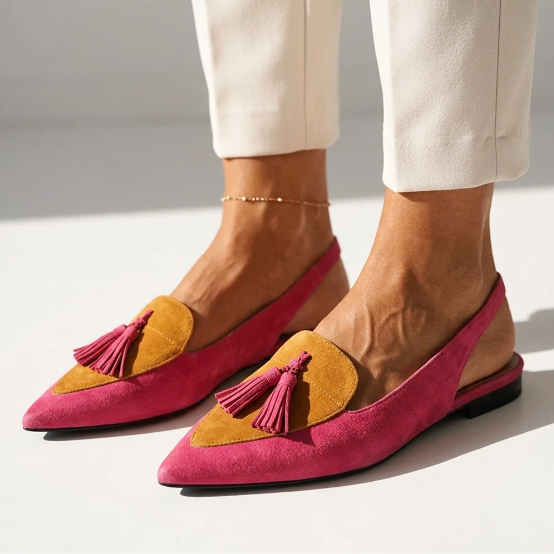 Suelen - Pantofi Slingback Ascuțiți