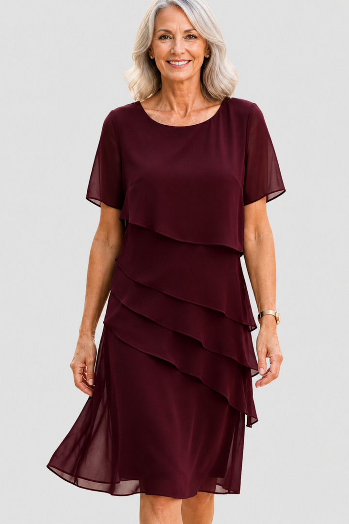 Linda | Rochie Elegantă cu Volan