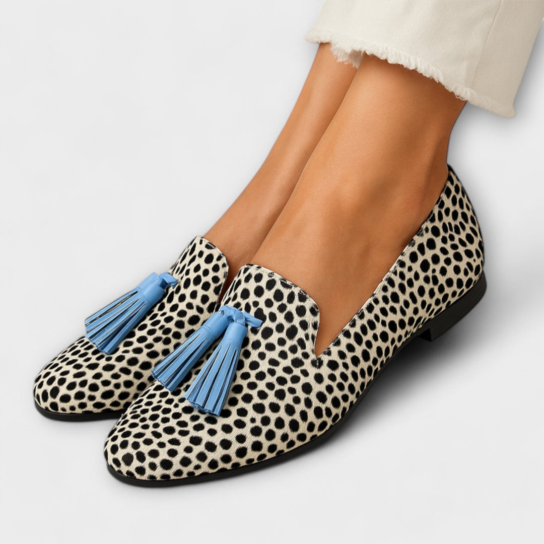 Loafer cu Pompone și Model Pois - Pentru Fiecare Zi