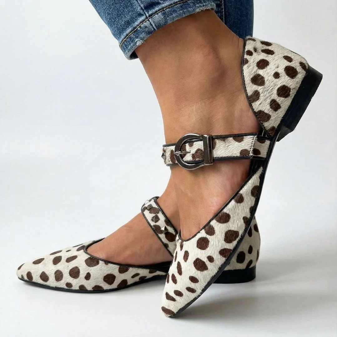 Isa - Pantofi cu model leopard