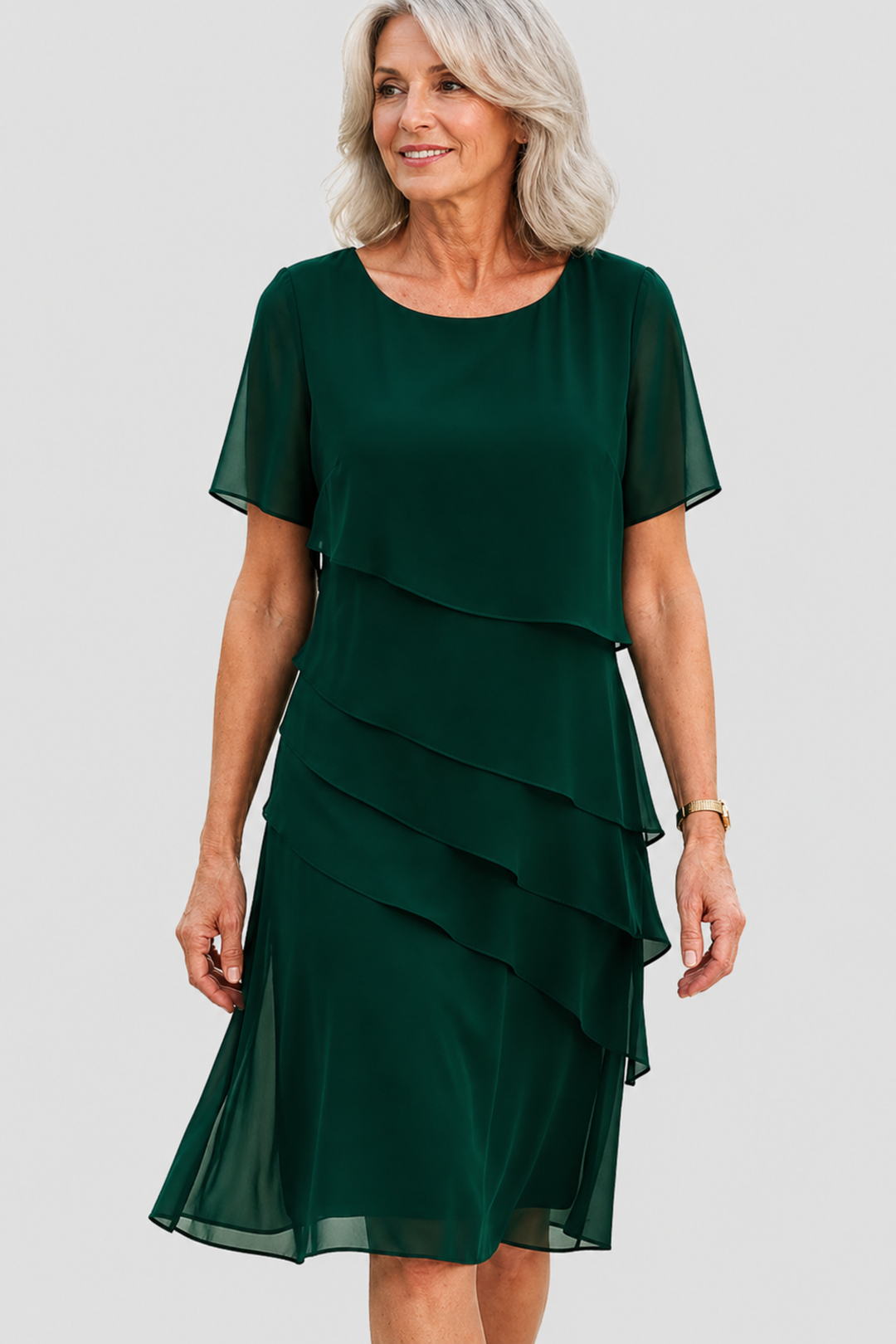Linda | Rochie Elegantă cu Volan