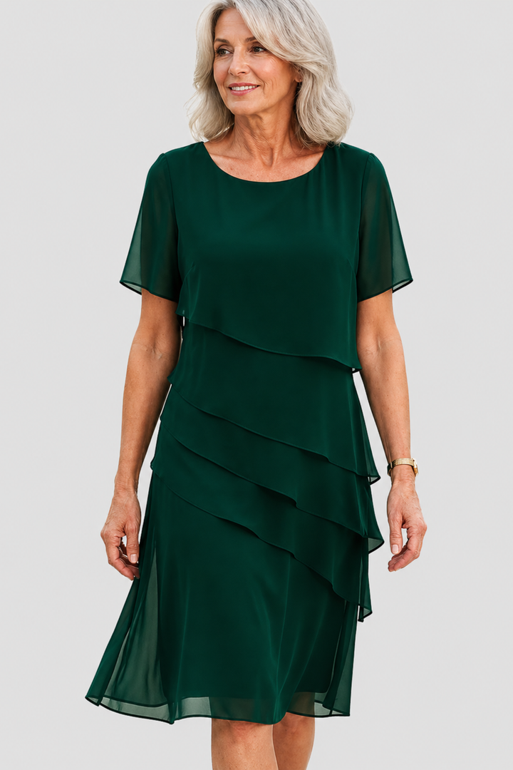 Linda | Rochie Elegantă cu Volan