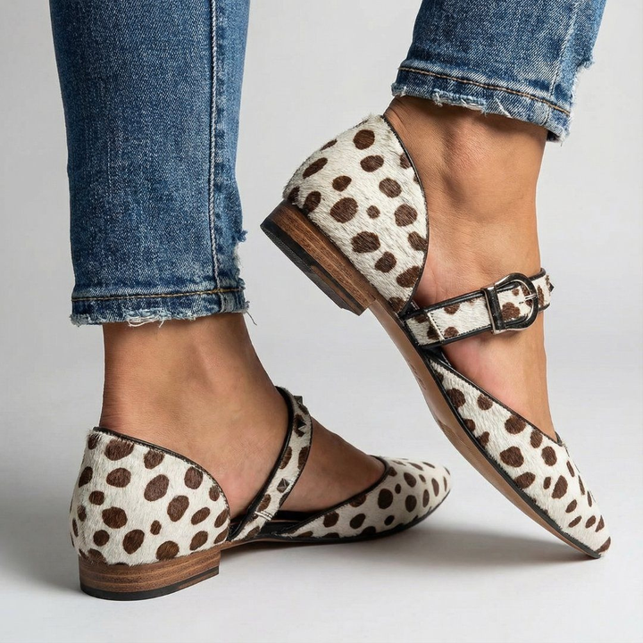 Sorina - Pantofi cu imprimeu leopard