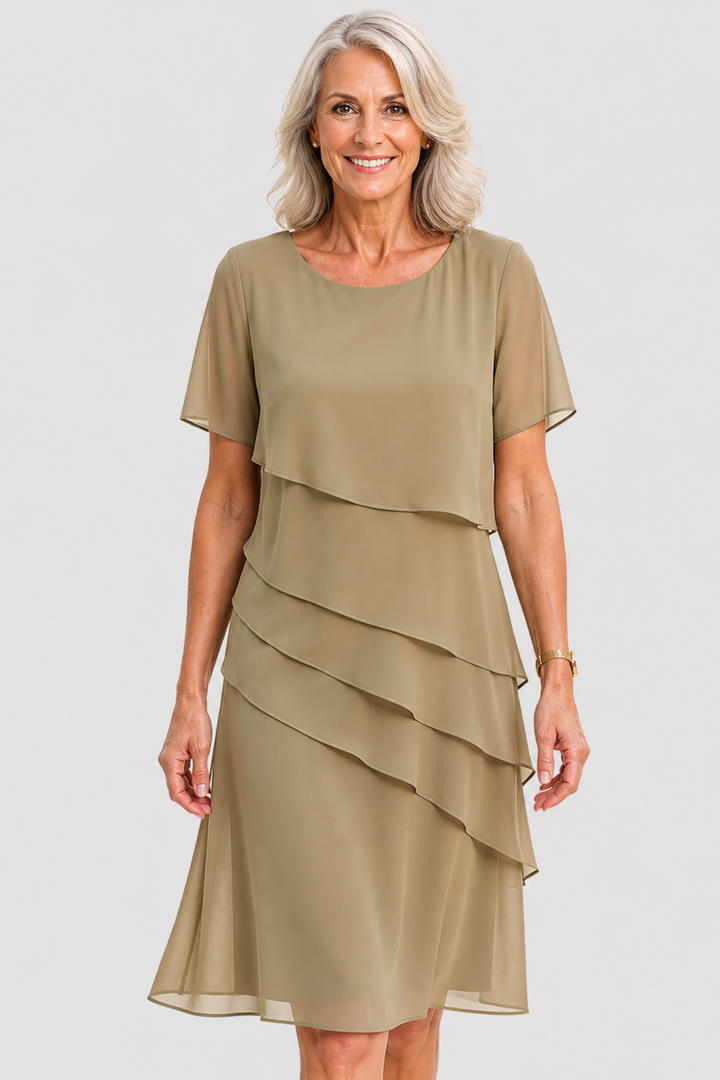 Linda | Rochie Elegantă cu Volan