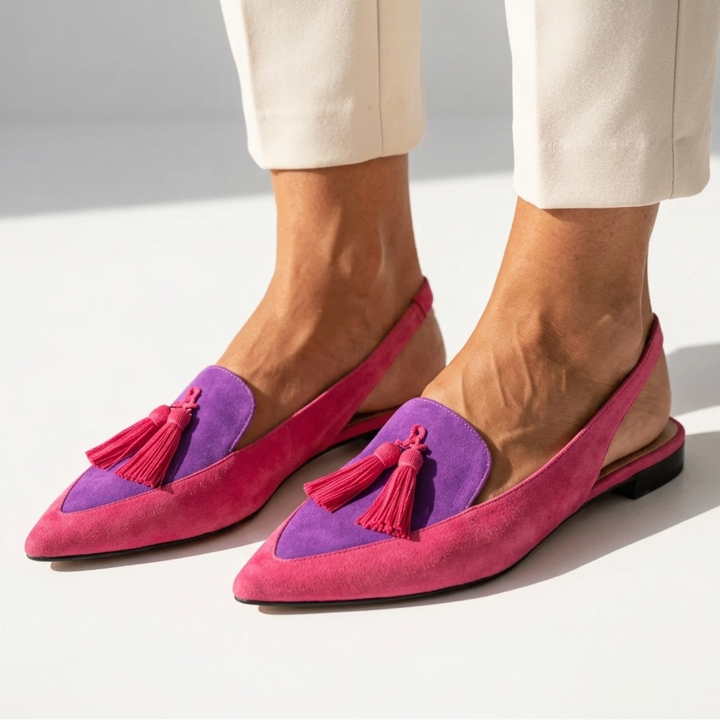 Suelen - Pantofi Slingback Ascuțiți