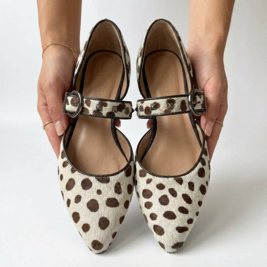 Isa - Pantofi cu model leopard