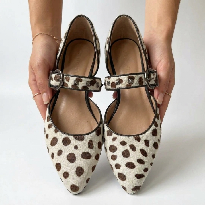 Isa - Pantofi cu model leopard