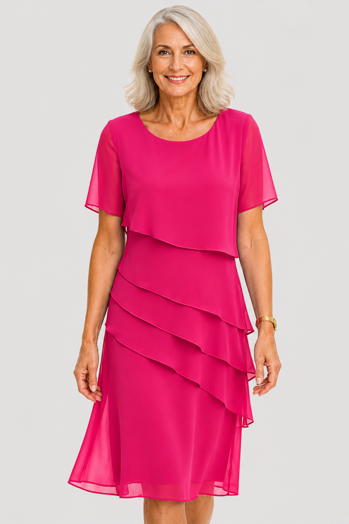 Linda | Rochie Elegantă cu Volan