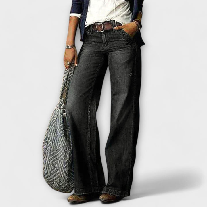 Cess - Blugi cu pantaloni largi