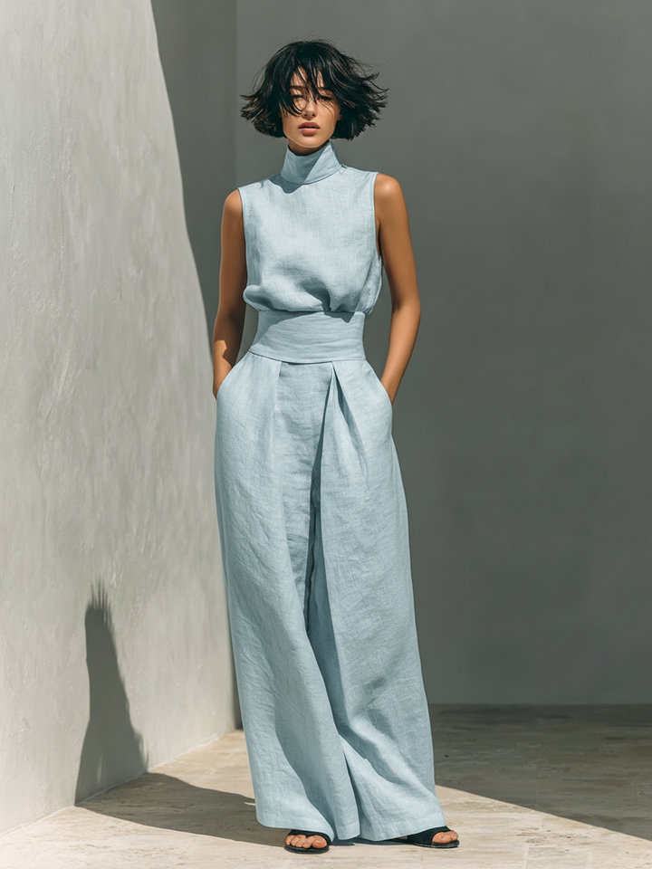 Rhea - Set bluză fără mâneci