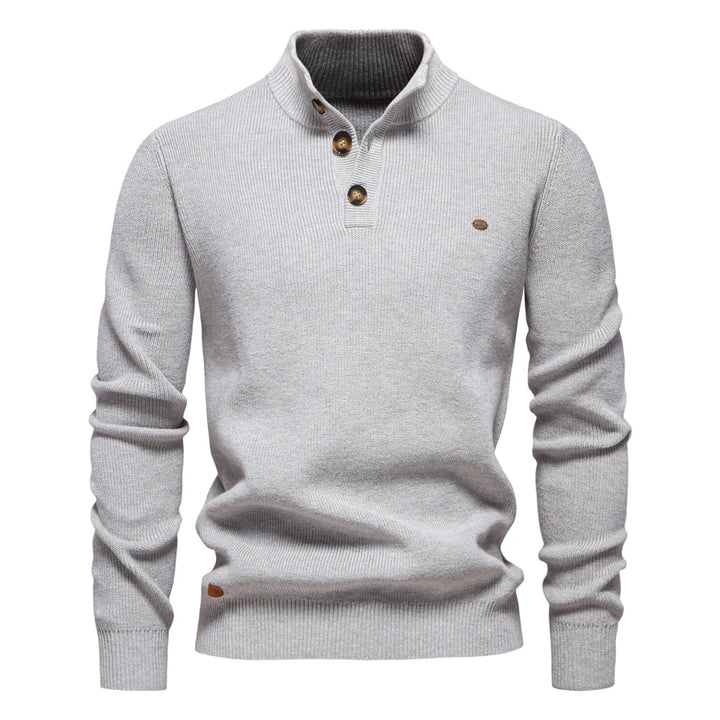 Juan | Pulover elegant pentru bărbați cu design cu butoane