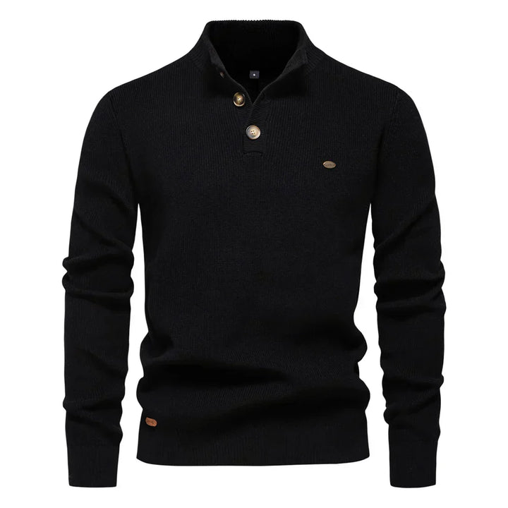 Juan | Pulover elegant pentru bărbați cu design cu butoane