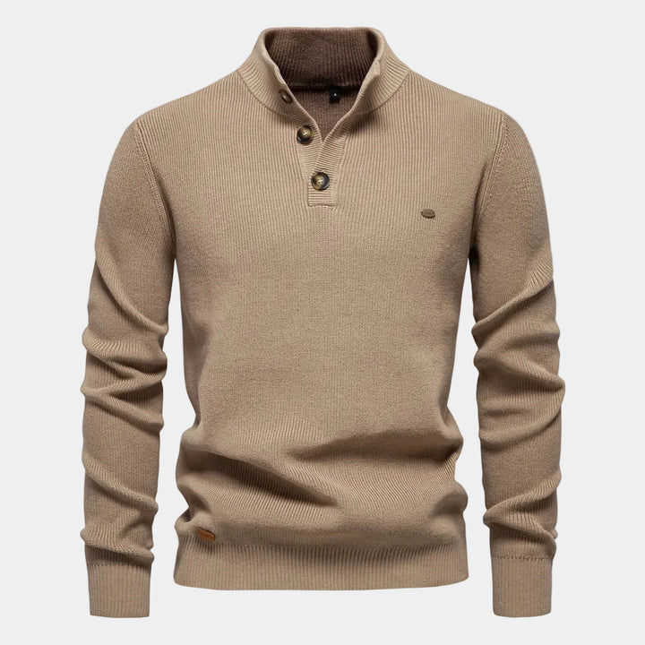 Juan | Pulover elegant pentru bărbați cu design cu butoane