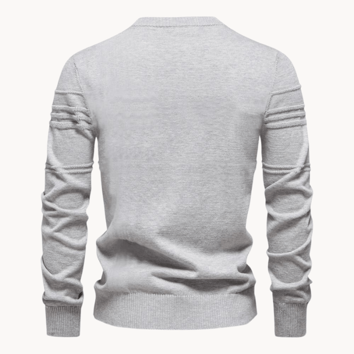Burkhard | Pulover elegant pentru bărbați cu design în carouri