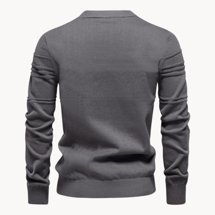 Burkhard | Pulover elegant pentru bărbați cu design în carouri