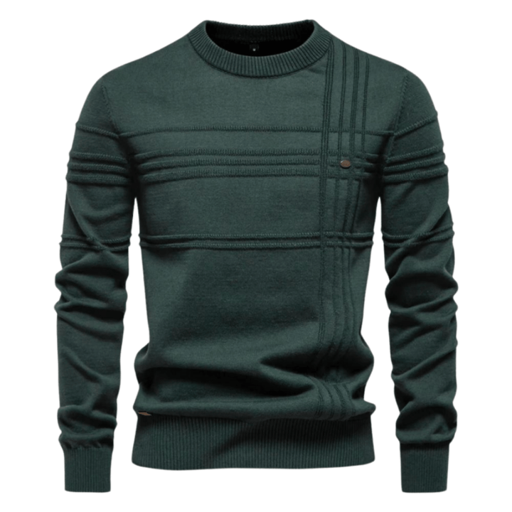 Burkhard | Pulover elegant pentru bărbați cu design în carouri