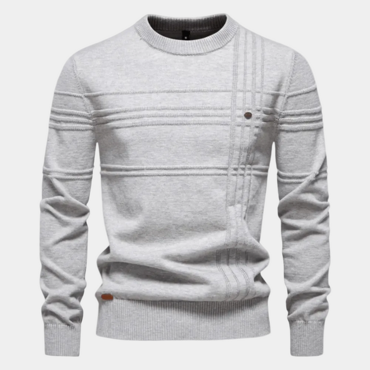 Burkhard | Pulover elegant pentru bărbați cu design în carouri