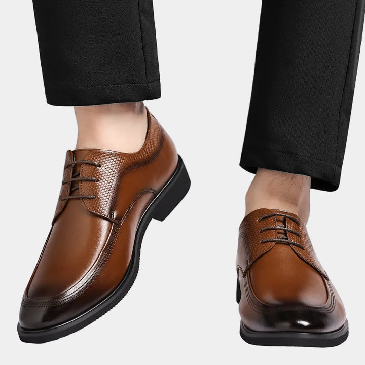 Brandon | Oxford din piele lucioasă