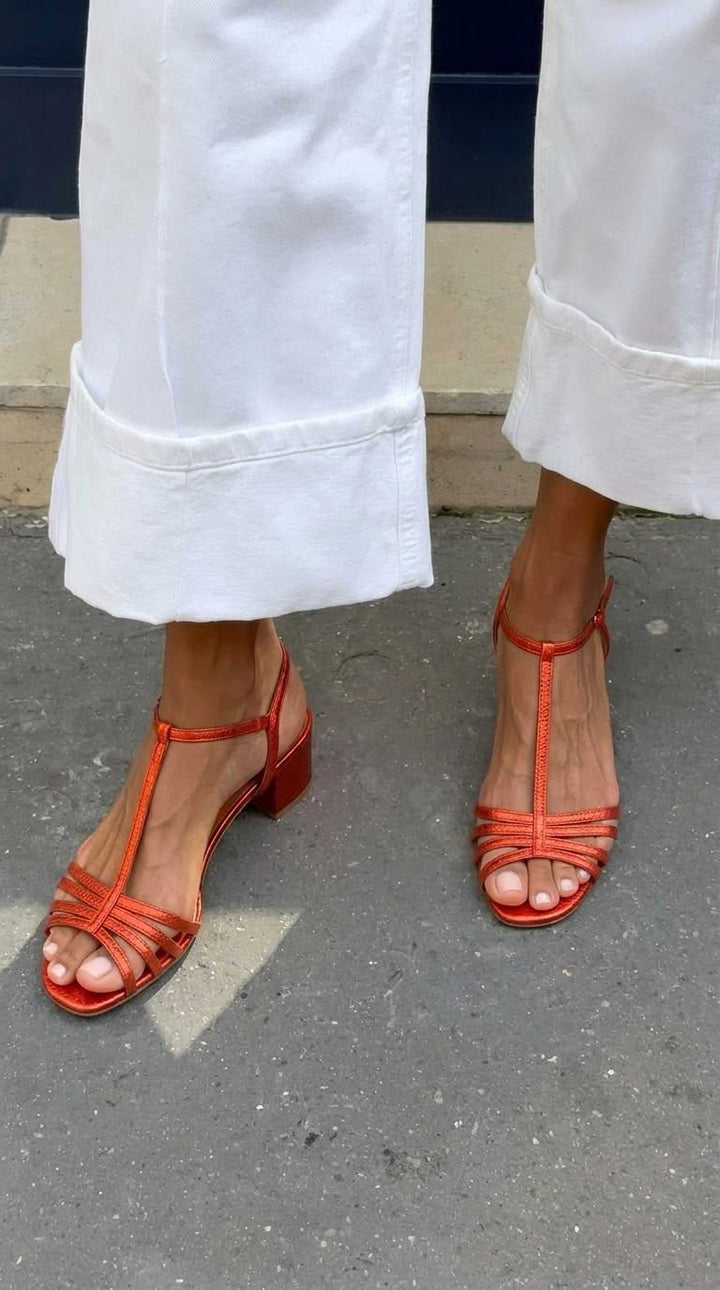 Allegra | Sandale Aurii Eleganță Zilnică
