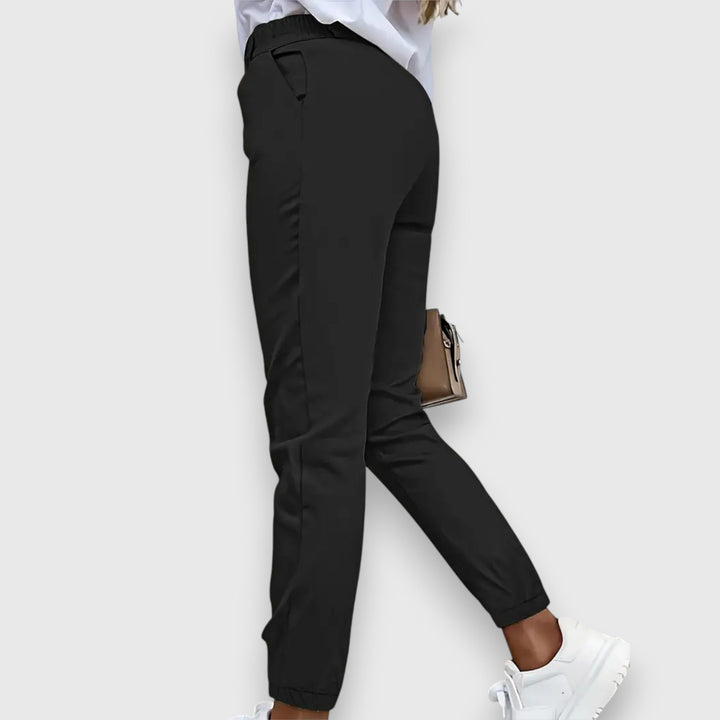 Izabel – Pantaloni eleganți cu talie înaltă