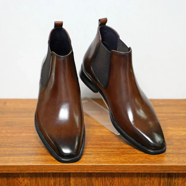 Blake™ | Bottines Chelsea în cuir raffiné
