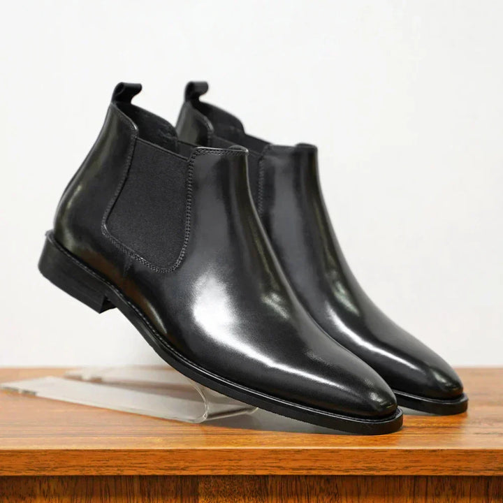 Blake™ | Bottines Chelsea în cuir raffiné