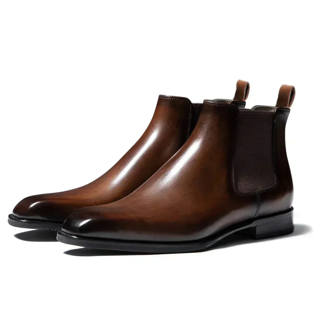 Blake™ | Bottines Chelsea în cuir raffiné