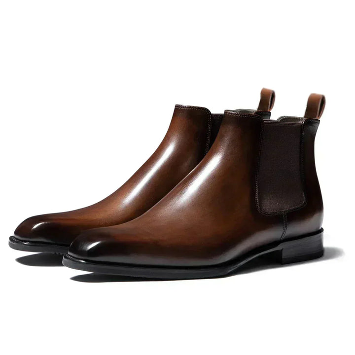 Blake™ | Bottines Chelsea în cuir raffiné