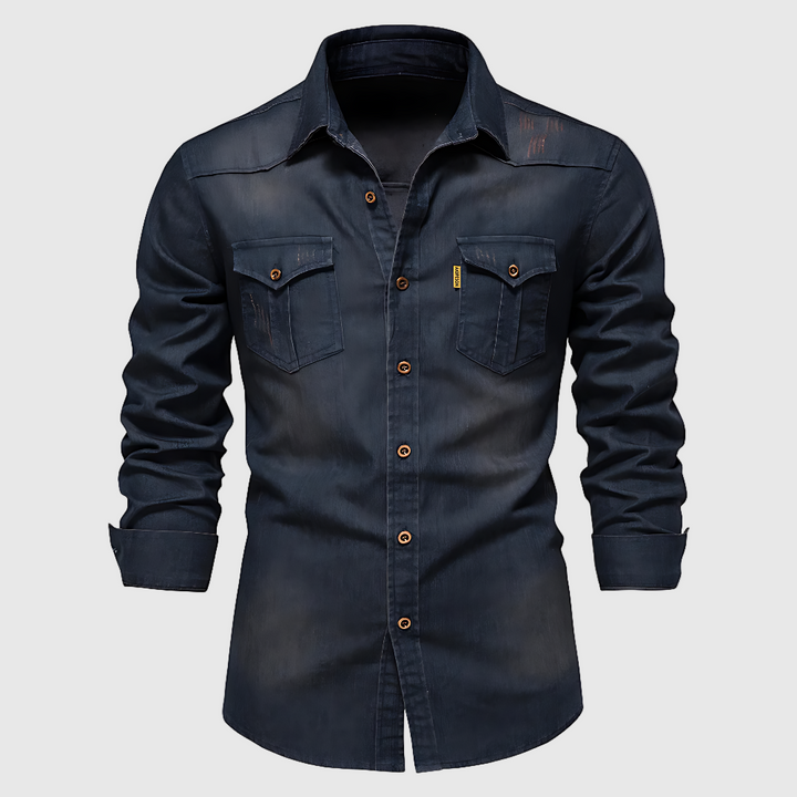 DŽIM – Cămașă din denim din bumbac