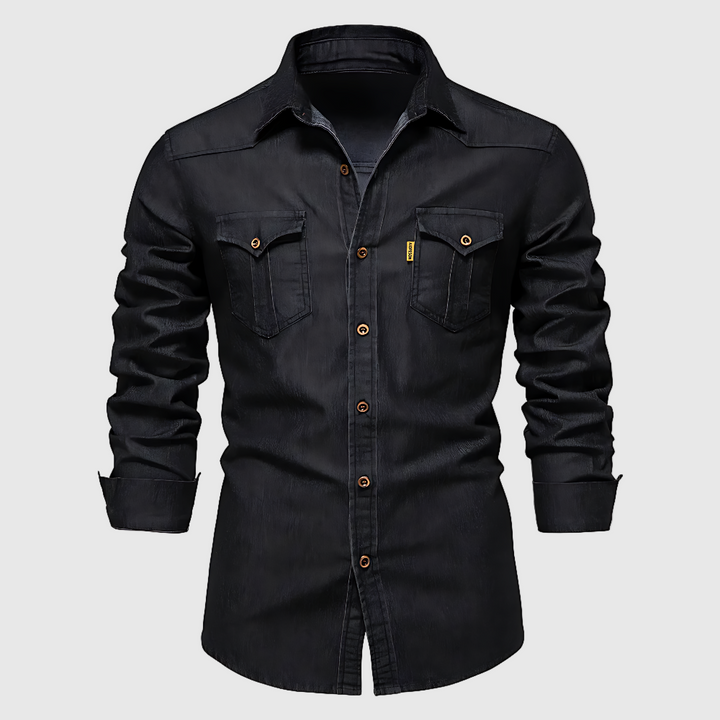 DŽIM – Cămașă din denim din bumbac